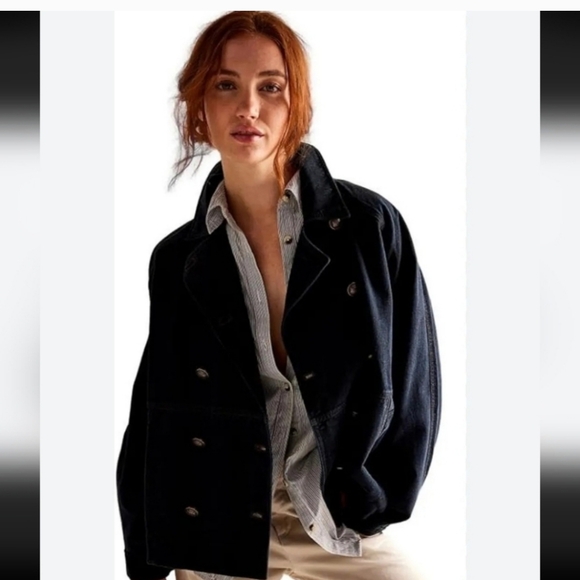 Free People Jackets & Blazers - Free people Viva la surplus jacket